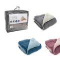 Duvet plain two-sided 400 gr/m² plaid, Terry towels, Maintenance articles, Beachproducts, ponchot, blanket, Textile, bathrobe very absorbing